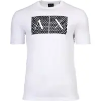 Armani Exchange T-Shirt noir / blanc