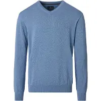 Casamoda Pull Col-V Bleu