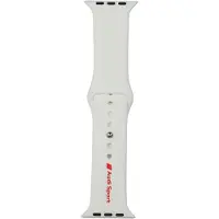 Audi Boîtier Apple Watch 44 mm avec logo Sport blanc