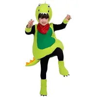 MOM Small Dinosaur Costume Vert 3-4 Years Enfants