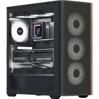Aerocool Geh Midi D501A-G-BK-V2 (B/Bois/ATX)