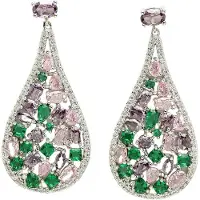 Avant Garde Boucles d'oreilles 'Ilonaia' mélange de couleurs