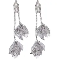 Avant Garde Boucles d'oreilles 'Jovanata' argent