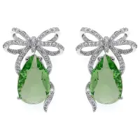 Avant Garde Boucles d'oreilles 'Vesnara' vert