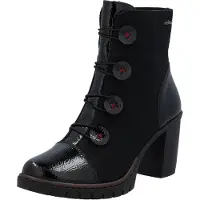 Rieker Bottine Talon à Elastique Et Zip Nabukino - Noir