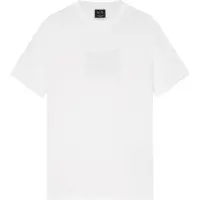 Armani Exchange pour homme. XM002456AF10356U0009 T-shirt blanc décontracté (M), Casuel, Coton, Manche courte