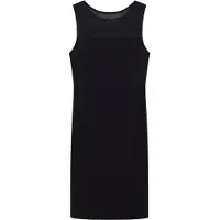 Armani Exchange pour femme. XW000943AF13729UC001 Robe noire moulante (M), Casuel, Sans manches / bretelles