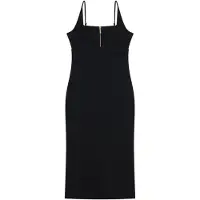 Armani Exchange pour femme. XW002056AF21295UC001 Robe bodycon noire (M), Casuel, Polyamide, Sans manches / bretelles
