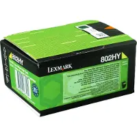 Lexmark 80C2HY0 (802HY) - Jaune - Toner - Grande capacité