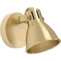 Eglo 900169 SERAS LED GU10 Applique 1x3W Ø100mm laiton brossé or