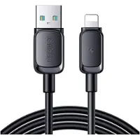 JOYROOM Kabel Multi-Color Series A14 Lightning / Usb-A 2.4A 1.2 M - Czarny