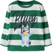 Name it T-Shirt 'NMMJustin Bluey' bleu nuit / bleu clair / vert / blanc
