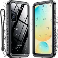 Shellbox Waterproof IP68 Case (Samsung Galaxy S25), Coque pour téléphone portable, Noir