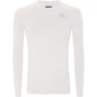Kappa Vurbat Long Sleeve Base Layer Blanc M Homme