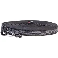 WalkFit - Anti-slip Tracking Leash without Handle - Black - XL - 10m (XL, Chien, Promenade)