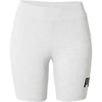 Puma Pantalon de sport 'ESS No. 1' gris clair / noir