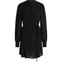 BOSS pour femme. 50564726 Robe Dassandra noire (38), Casuel, Classique, Viscose, Manche longue