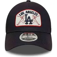 New Era Casquette trucker MLB LA Dodgers Patch 9FORTY - Bleu, Bleu