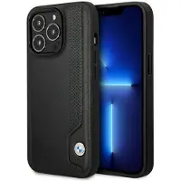 BMW Bmhcp14l22rbdk Iphone 14 Pro 6.1 Leather Dots Phone Case Clair