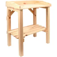 Generique Table à rempoter pour enfant - L 48 x P 32,2 x H 60,8 cm - Bois de pin