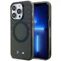 BMW Coque rigide MagSafe grise pour iPhone 14 Pro Max