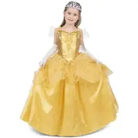 MOM Princess Costume For Girls Jaune 10-12 Years Enfants