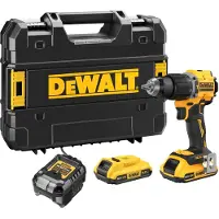 DeWalt DCD799D2T-QW Kit Perceuse-visseuse À Percussion 18 V Li-ion (2 Batteries 2,0 Ah) Dans Un Coffret TSTAK