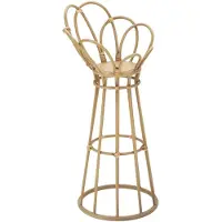 Mauro Ferretti Cache-Pot Rond En Métal Marron À¿ 28x62 Cm