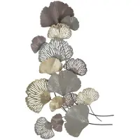 Mauro Ferretti Panneau décoratif 3D en métal multicolore 76x7,6x126 cm