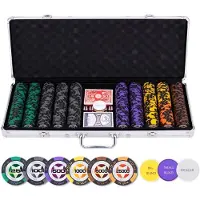 Quint Set de poker 500 Prestige haute dénomination