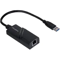 Lanberg NC-1000-01 Adaptateur d'interface de câble/de genre USB-A RJ-45 noir (USB, RJ45 (1x)), Adaptateur réseau, Noir