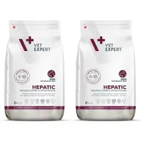 Vet Expert Veterinary Diet Hepatic Aliment sec pour chiens adultes souffrant d'insuffisance hépatique chronique 2 kg