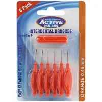Beauty Formulas Brosses à dents actives BEAUTY F TEETH d/space 6 pièces 0,45 mm