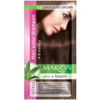 Marion Shampoing colorant , 4 à 8 lavages, n 63, brun chocolat