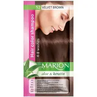 Marion Shampoing colorant , 4 à 8 lavages, n 52, brun velours