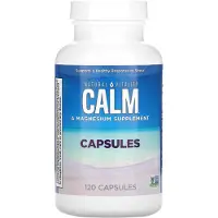 Natural Vitality , CALM, Magnésium, 120 Gélules