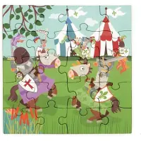 Scratch Puzzles magnétiques 20x2 + livre Knights