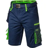 Neo Tools Short PREMIUM, 62 % coton, 35 % polyester, 3 % élasthanne, taille XL