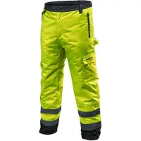 GRUPA TOPEX Pantalon de travail isolant haute visibilité, jaune, taille S
