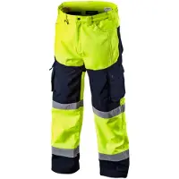 GRUPA TOPEX Pantalon de travail softshell haute visibilité, jaune, taille S