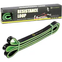 HMS Fitness GU06 Übungsband Grüner Gummi
