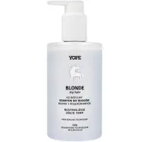 YOPE Shampoing Blonde pour rehausser la nuance blonde des cheveux, 300 ml