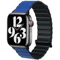 Beline Bracelet magnétique Pro noir/bleu pour Apple Watch