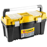 Topex Boîte à outils 25", avec poignée en aluminium