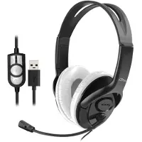 Media-Tech EPSILION USB MT3573, Casque, Bandeau, Calls/Music, Noir, Binaural, Volume +, Volume -