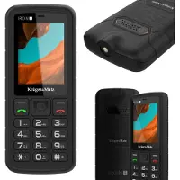 Krüger&Matz Iron téléphone portable de chantier 4G LTE Dual SIM IP68 antichoc noir