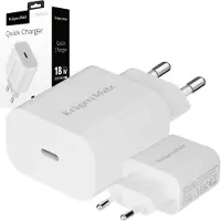 Krüger&Matz Chargeur mural KrugerMatz USB-C PD QC 3.0 18 W