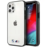 BMW Coque transparente sablée pour iPhone 12 Pro Max