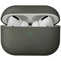 Uniq Etui Lino Airpods Prosilicone Szary/Grey Moss