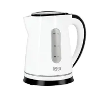 Uni-T Bouilloire électrique sans fil 1,8 litre 2200 W blanche Teesa